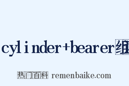 cylinder+bearer组词是什么意思的图片